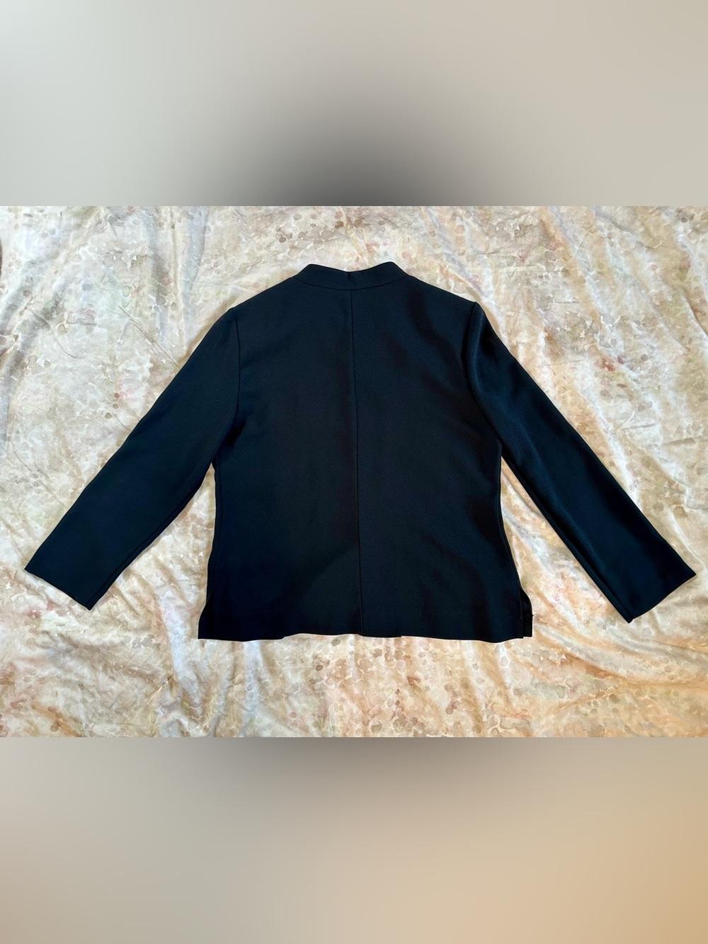 Sport Collection Black Button-Front Jacket - Picture 5 of 6